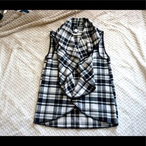 Mud Pie Plaid Vest Tunic